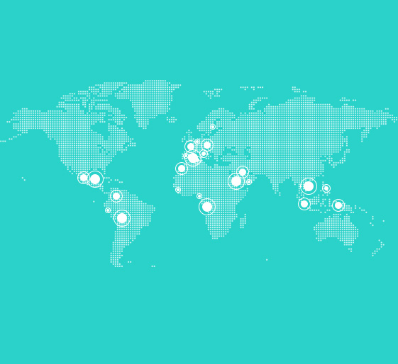 Carte des implantations